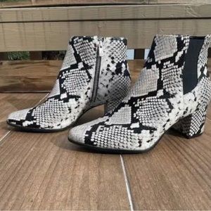 Calvin Klein Snake booties